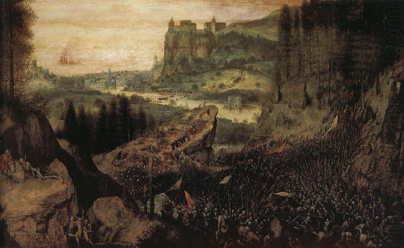 Pieter Bruegel Saul killed china oil painting image